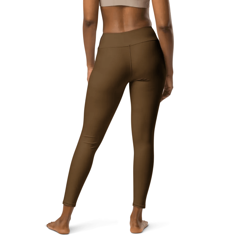 Cocoon Comfort High-Waisted Brown Leggings product image (4)