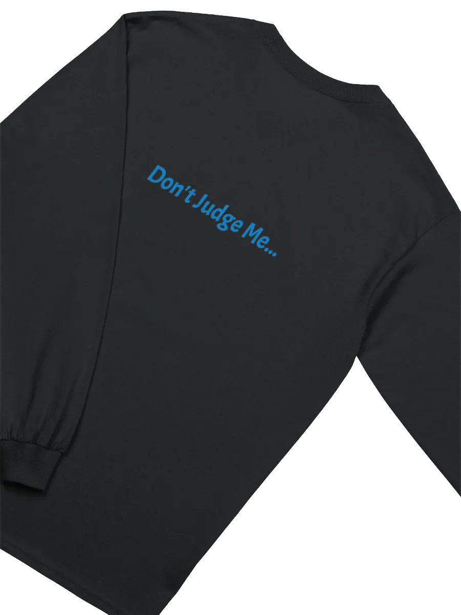 Happy Thoughts - Don't Judge Me - Junk Food - Gildan Ultra Cotton Unisex Long Sleeve T-Shirt product image (5)