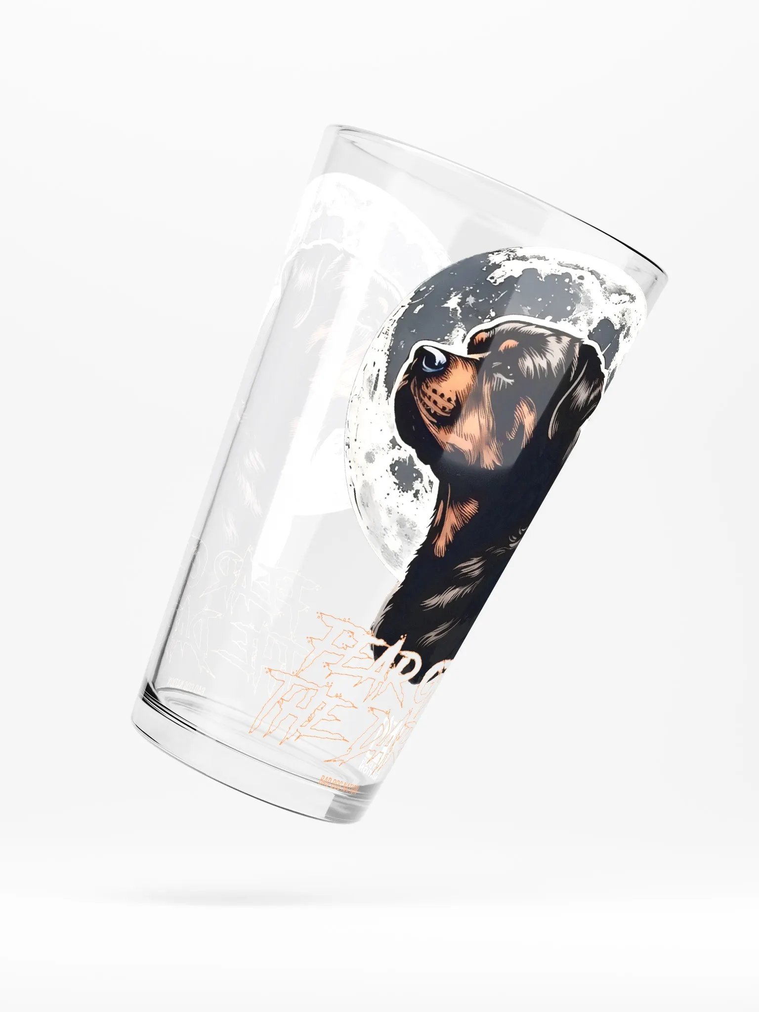 Fear of the Dark Rottweiler - 16oz Pint Glass product image (3)