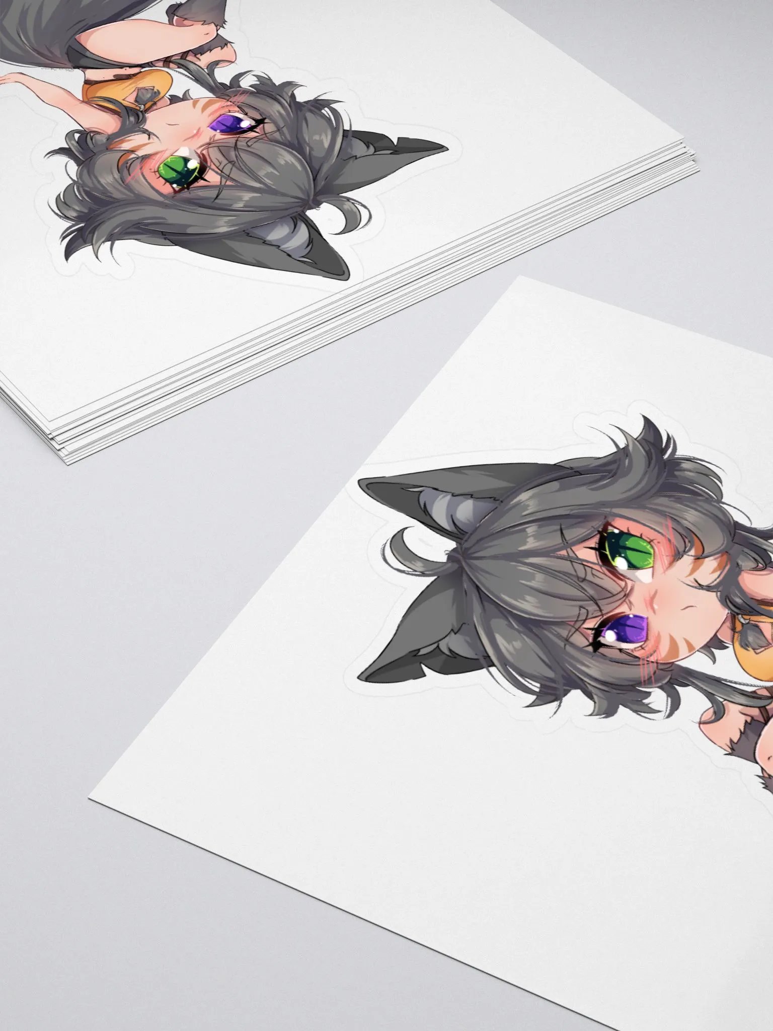 WolfcatRisi Broody Chibi Sticker product image (10)