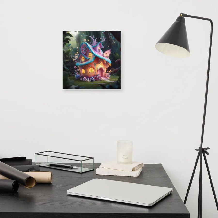 Watercolour Fairy House Art - v11 product image (11)