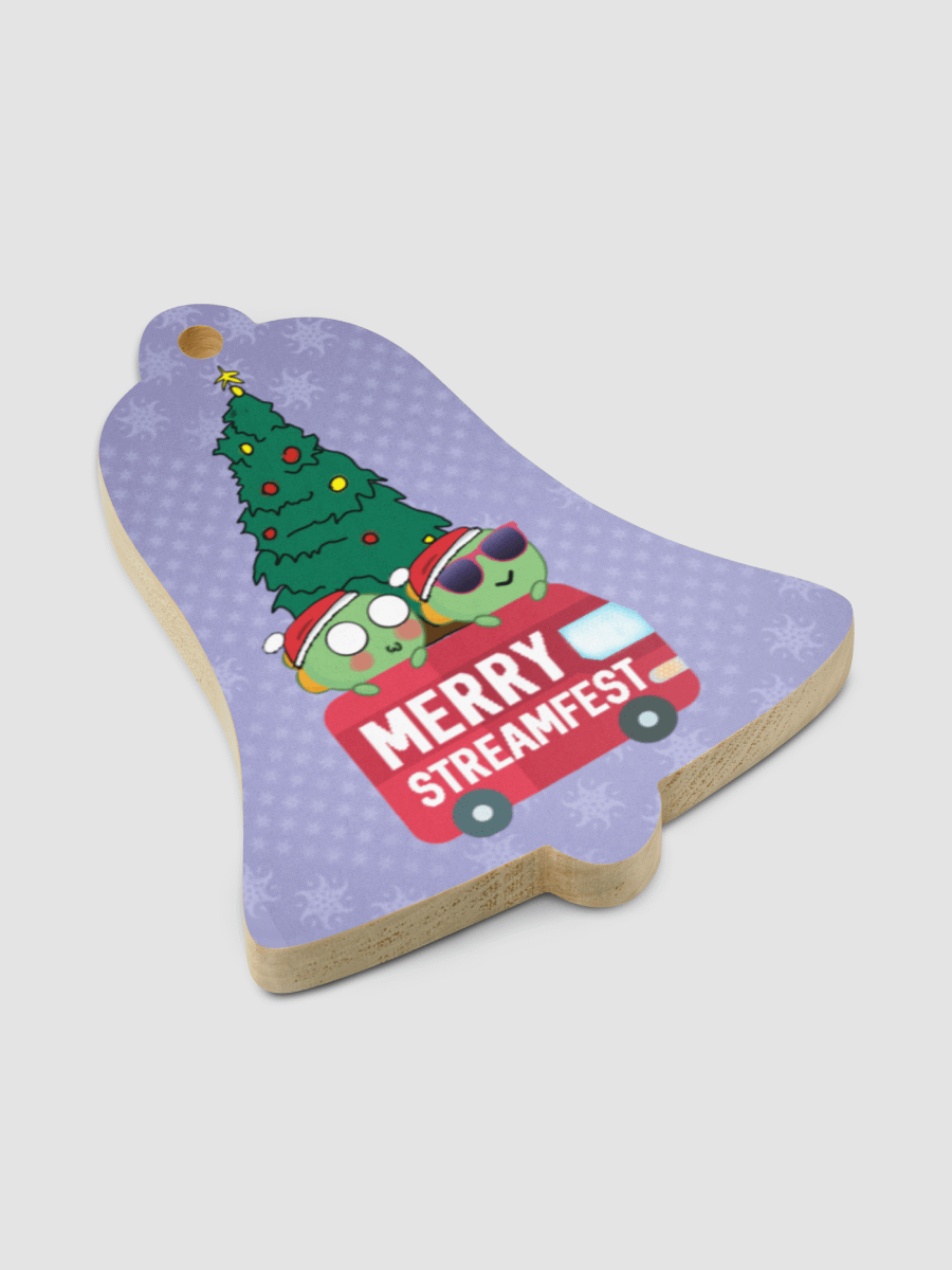 Merry Streamfest Wooden Ornament [Bell] product image (4)