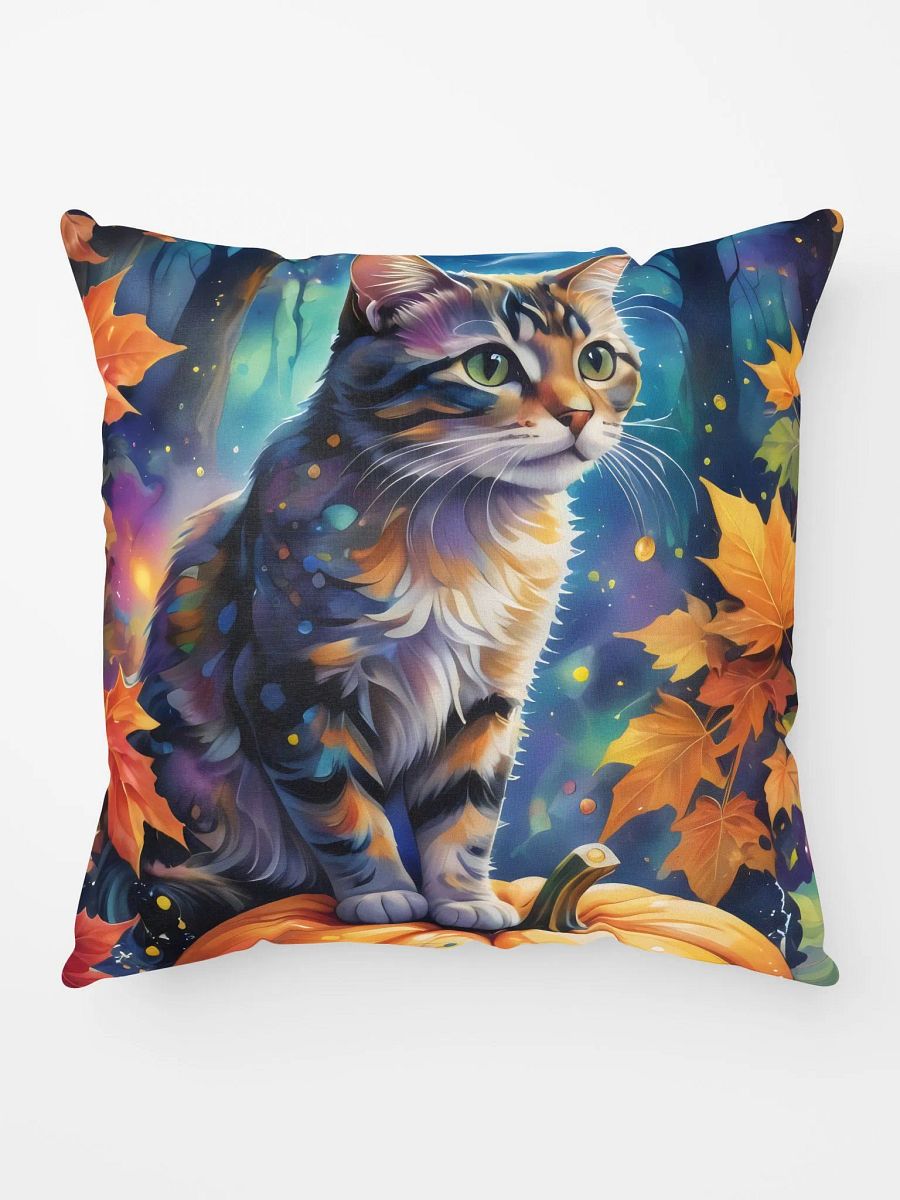 Pumpkin Purrfection All-Over Print Pillow product image (1)