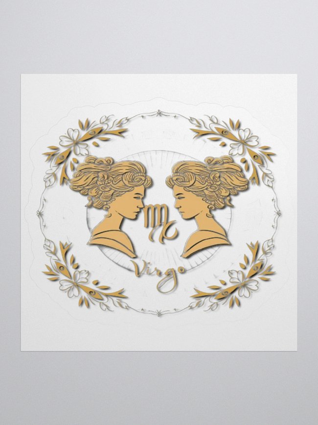 Zodiac Virgo Stickers