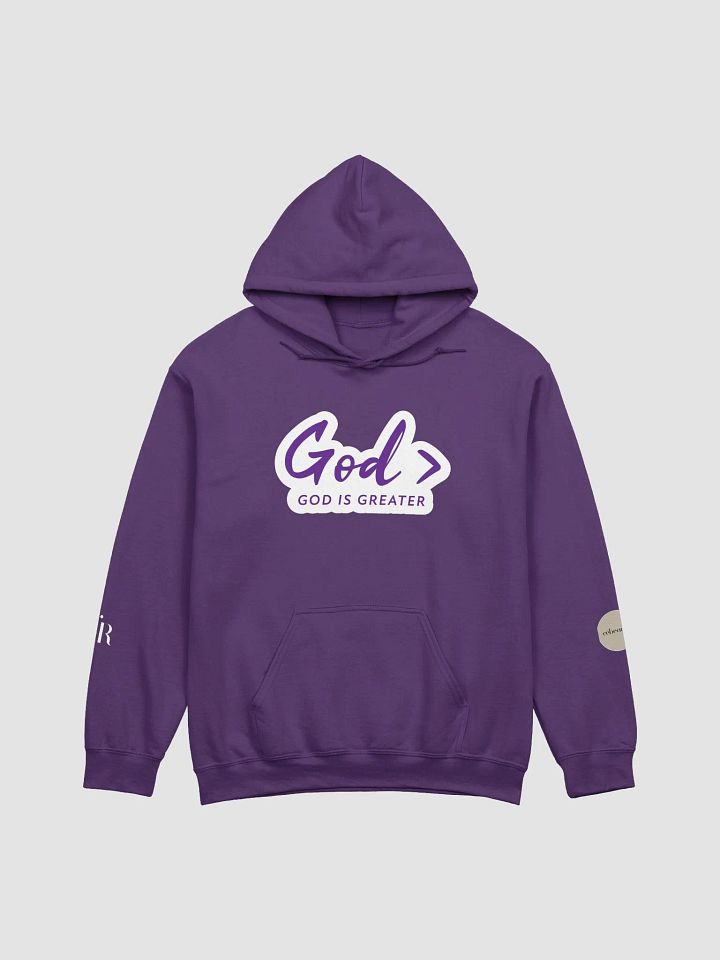 God > HOODIE - (PURPLE TEXT) product image (6)