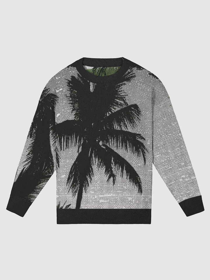 Island Vibes: Relaxed Fit Jacquard Crewneck Sweater product image (1)