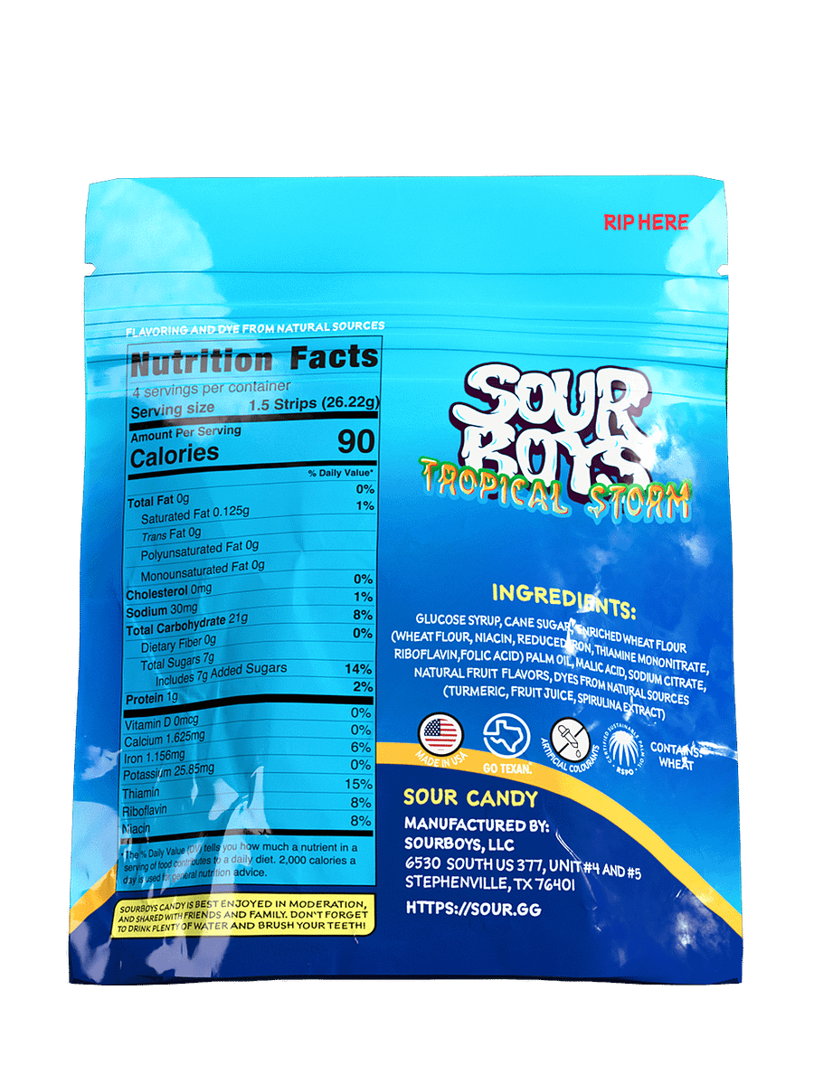 Tropical Storm Sour Belts - Sourboys product image (2)