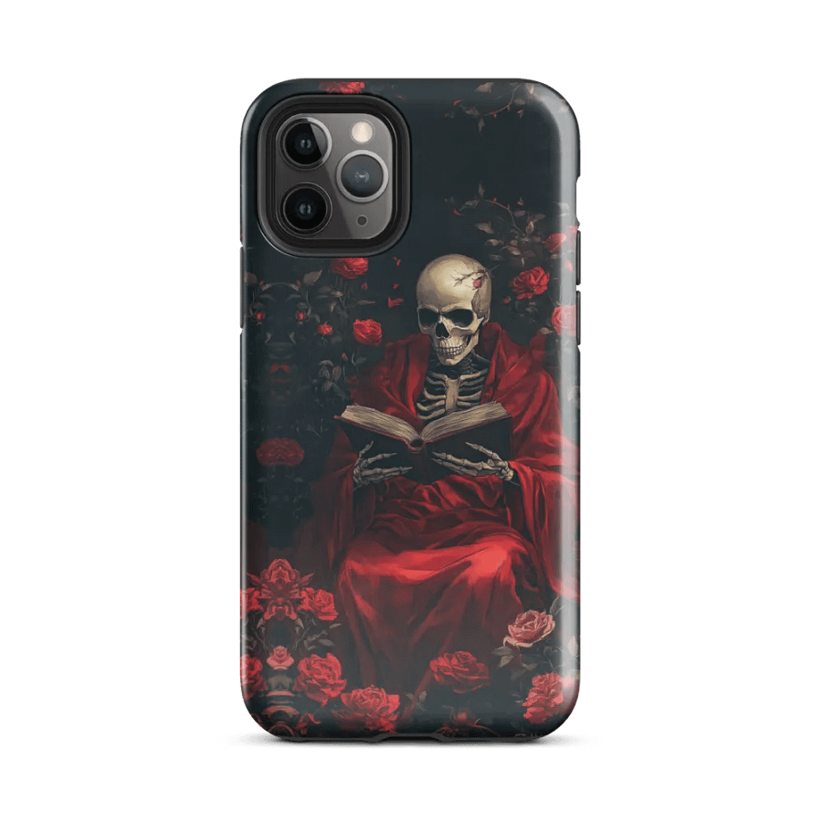 Gothic Skull & Roses iPhone Case – Dark Aesthetic Protection product image (27)