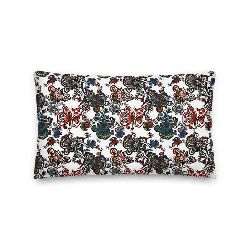 Mysterious Flowers | Premium Pillow