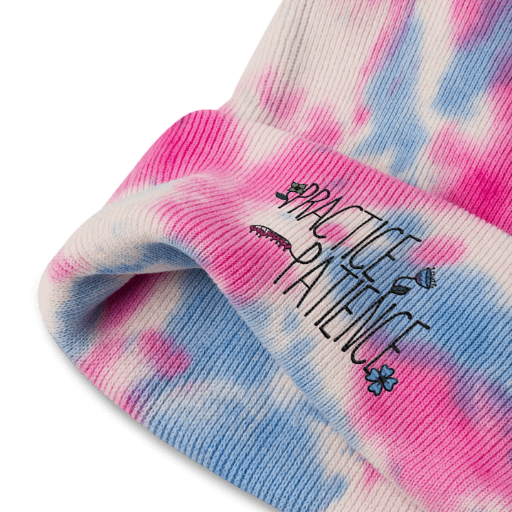 Practice Patience Tie Dye Beanie product image (2)