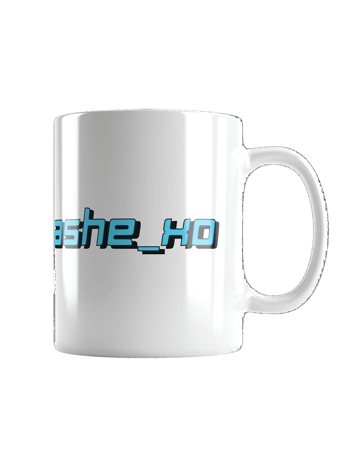 White Mug Blue/Black Logo Loading product image (2)
