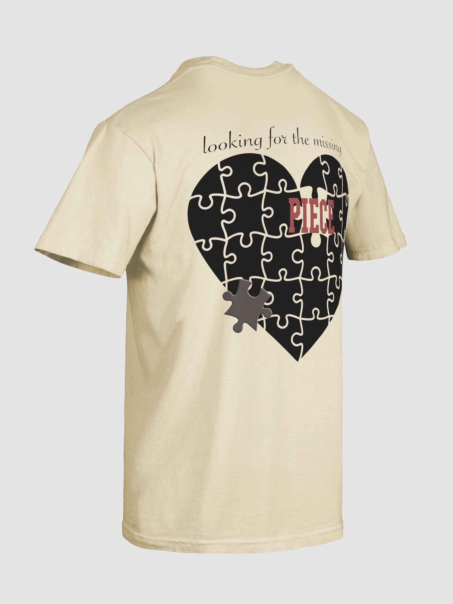 Looking for the Missing Piece Heart Puzzle T-Shirt product image (41)