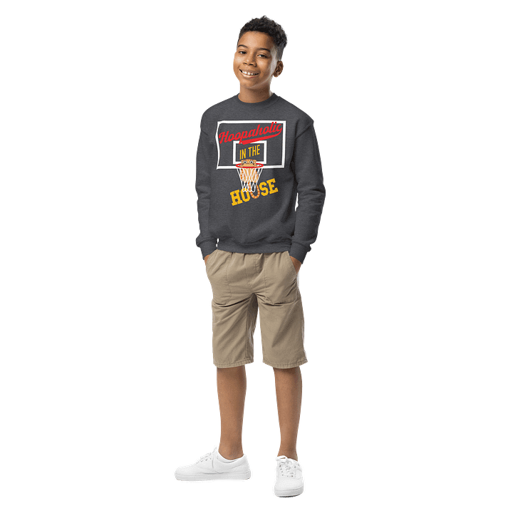 Basketball Cat (Hoopaholic IN THE HOUSE) - Unisex Youth Sweatshirt product image (1)