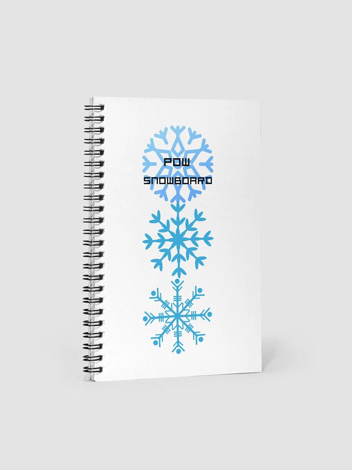 Snowflake Symphony Spiral Notebook product image (1)