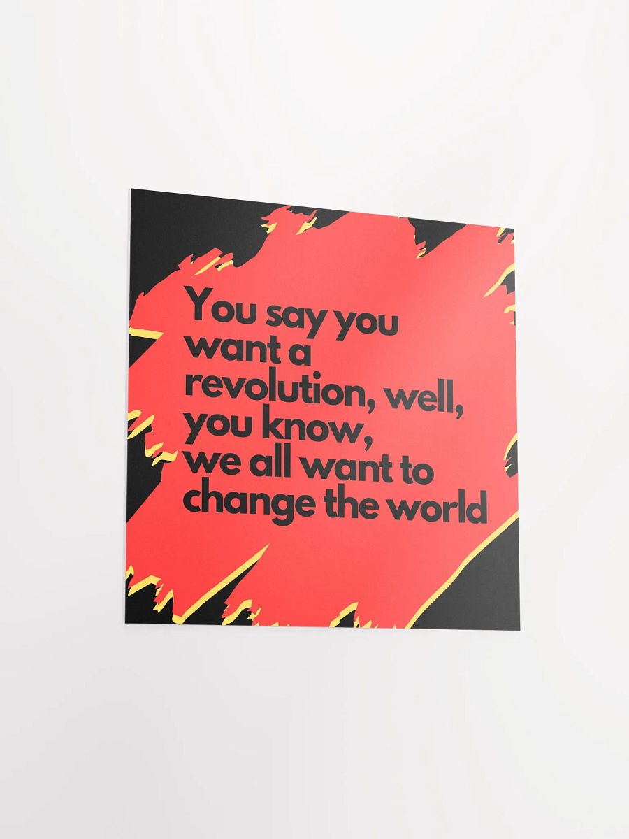 Revolutionary Change Matte Poster product image (12)