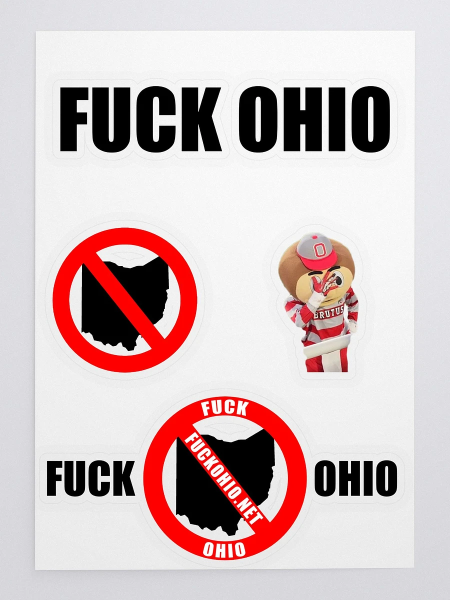 Fuck ohio Black Edition Sticker Pack product image (1)