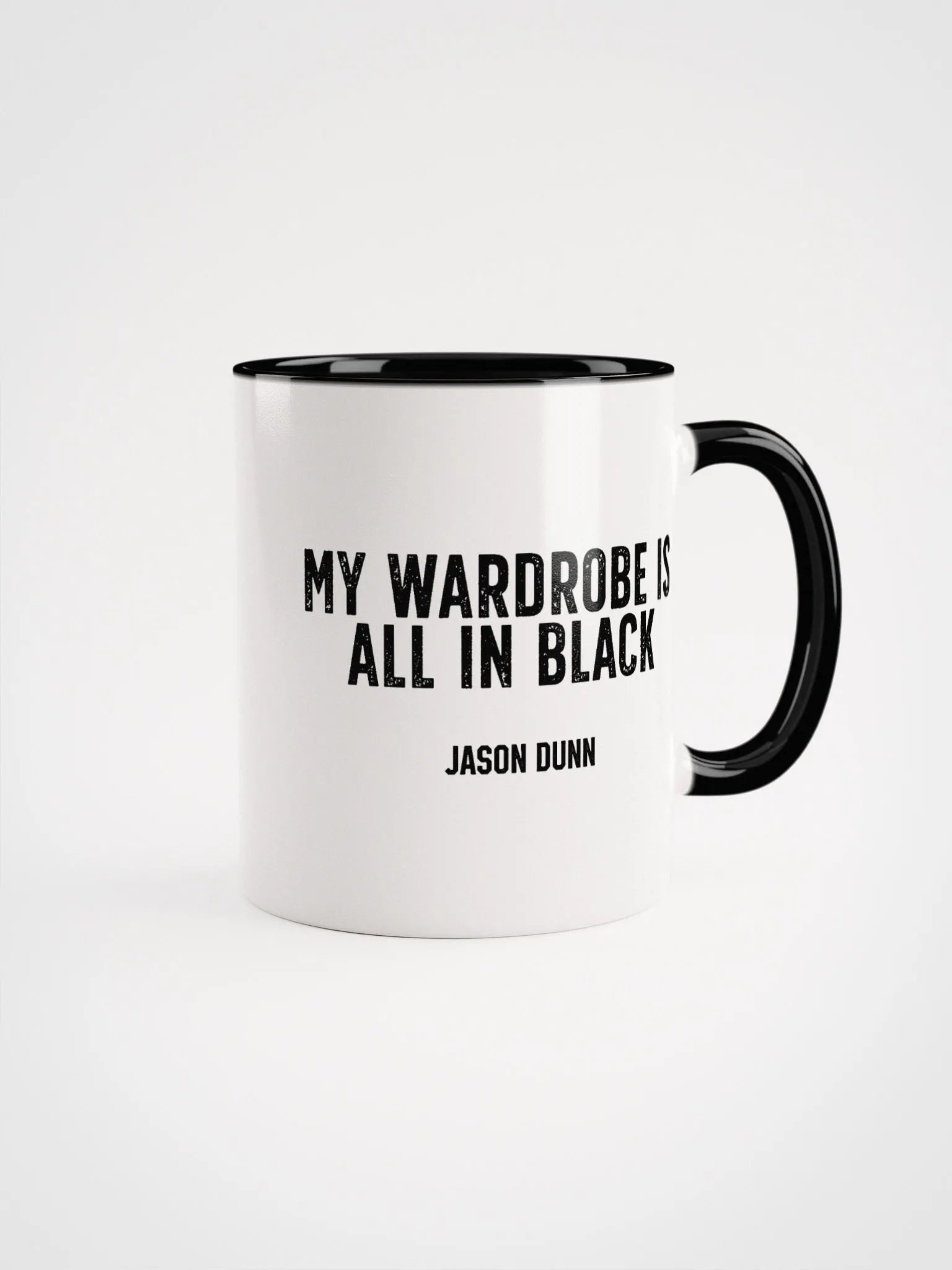 My wardrobe is all in black Jason Dunn Ceramic Mug product image (2)