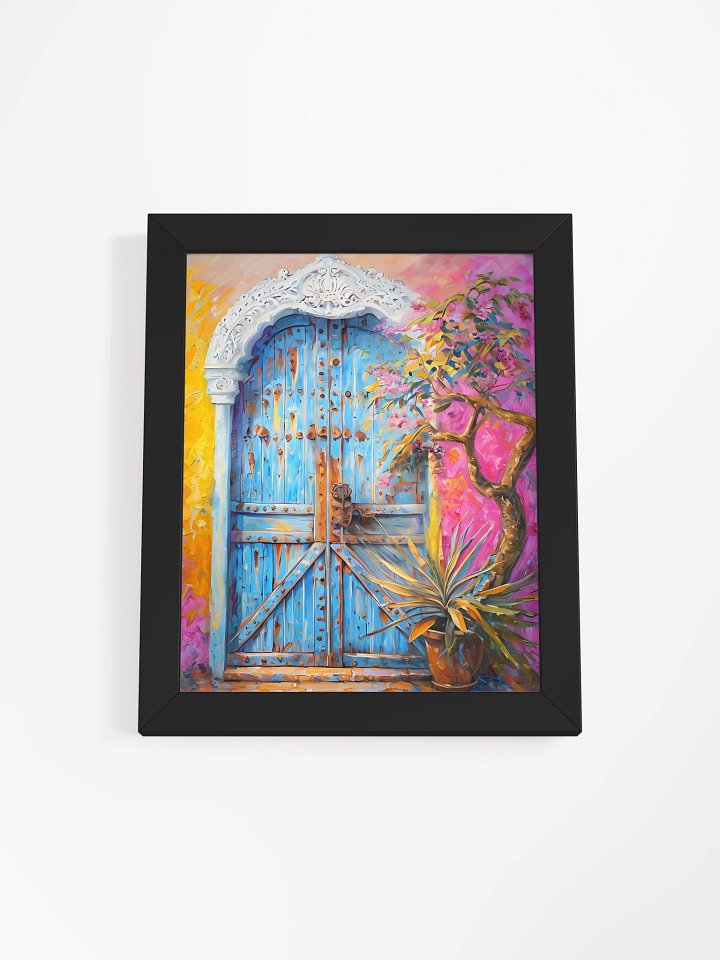 Vibrant Doorway Framed Matte Poster product image (2)