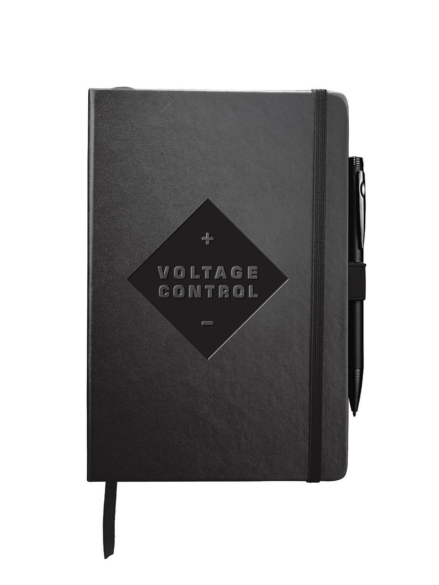 Voltage Control Embossed Lined Nova Bound Notebook product image (1)