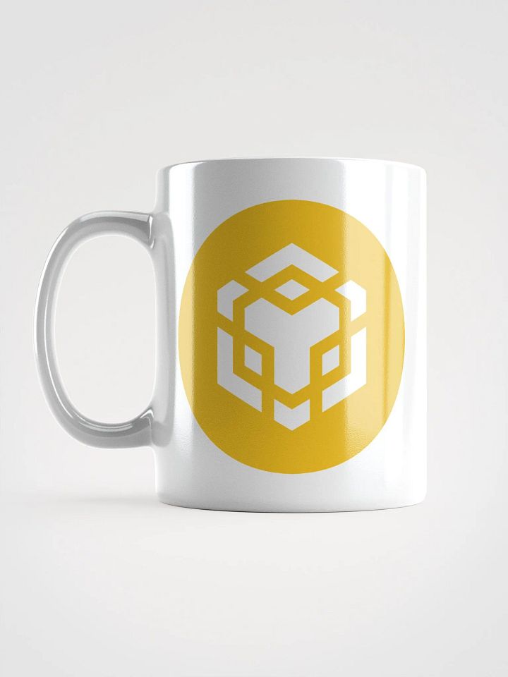 BNB Logo White Glossy Mug product image (2)