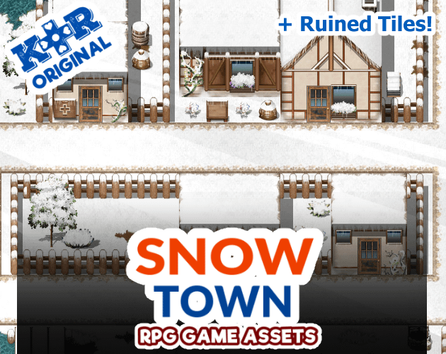 KR Snow Town Tileset for RPGs product image (1)