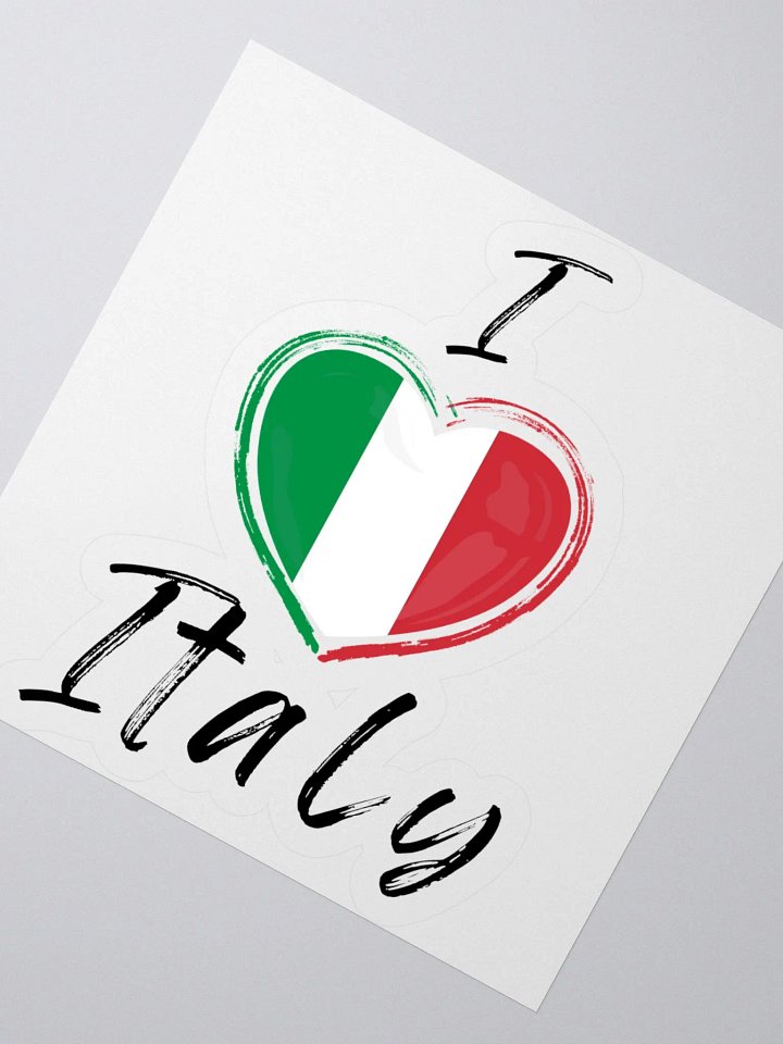 I Love Italy Sticker product image (4)