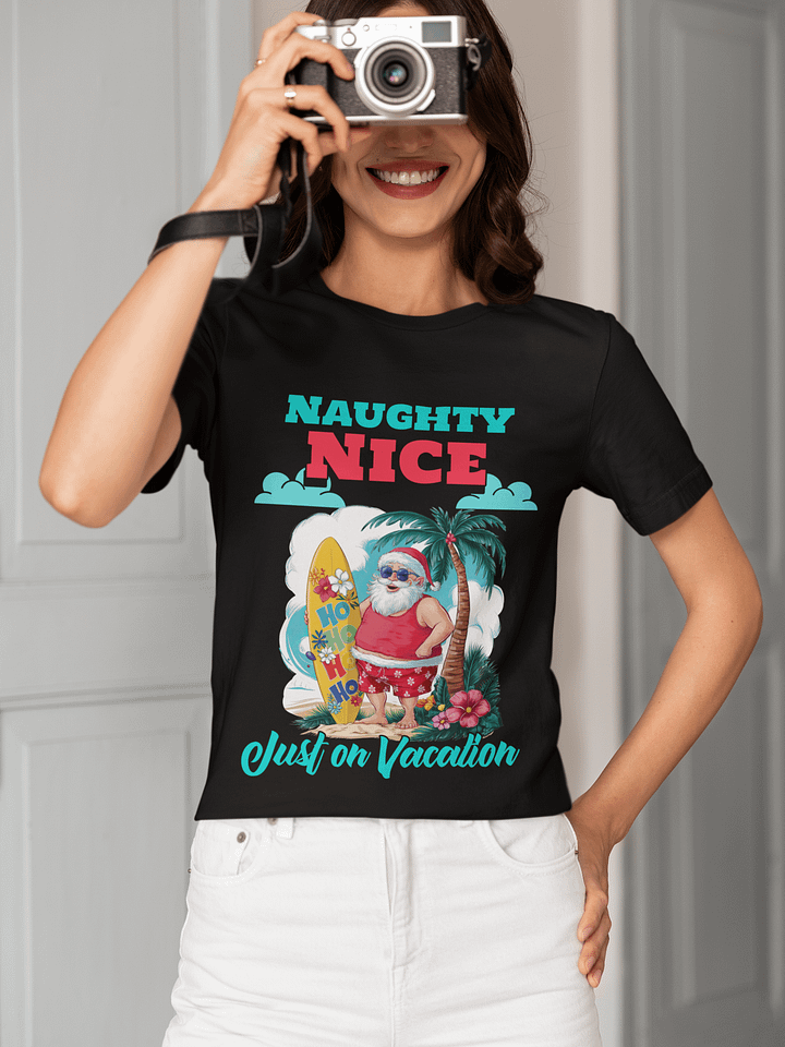 Santa's Vacation Vibes T-Shirt product image (1)
