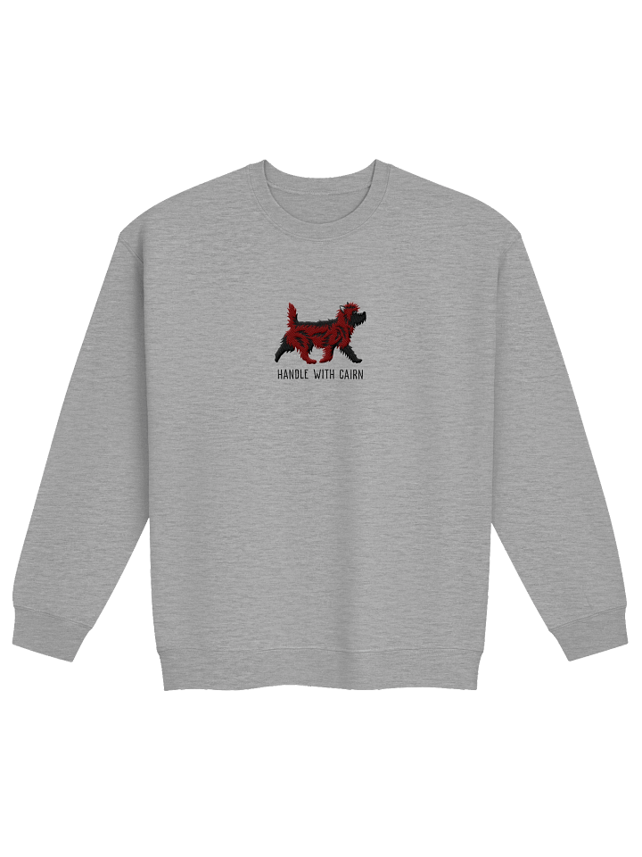 Handle with Cairn Sweatshirt (Embroidered) of a Cairn Terrier(Red Brindle) product image (17)