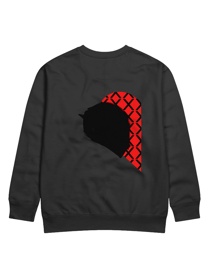 Matching Road Helmet Heart (Black-Left) | Crewneck product image (1)