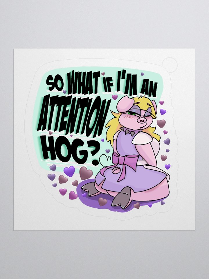 Attention Hog - Sticker product image (2)