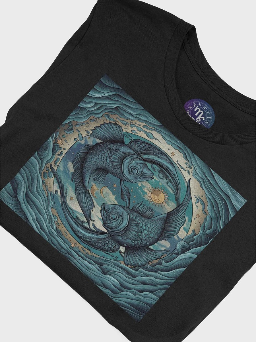 Pisces Zodiac Unisex T-Shirt - Oceanic Fish Design, Astrology Gift product image (7)