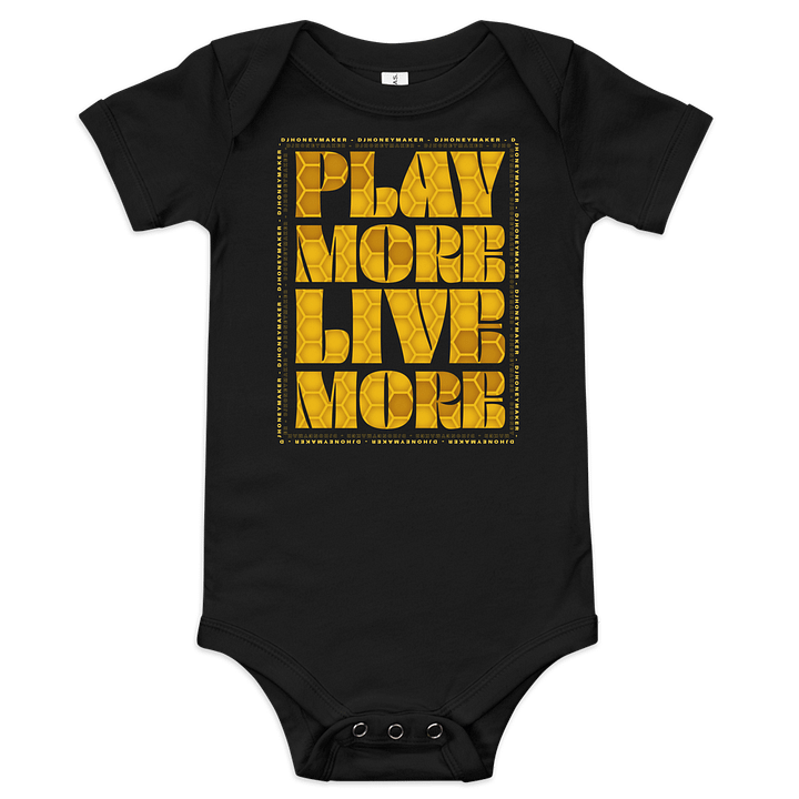 Play More Live More Short Sleeve One Piece product image (3)