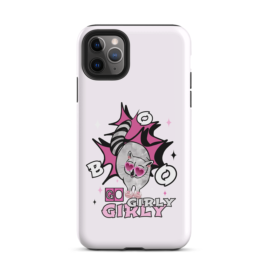 Girly Raccoon Heart Sunglasses iPhone Tough Case product image (51)