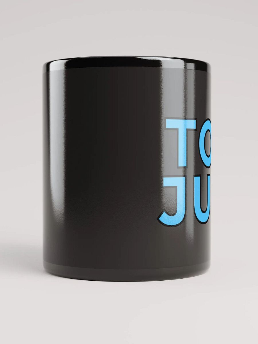 Toot Juice Blue Text Black Mug product image (3)