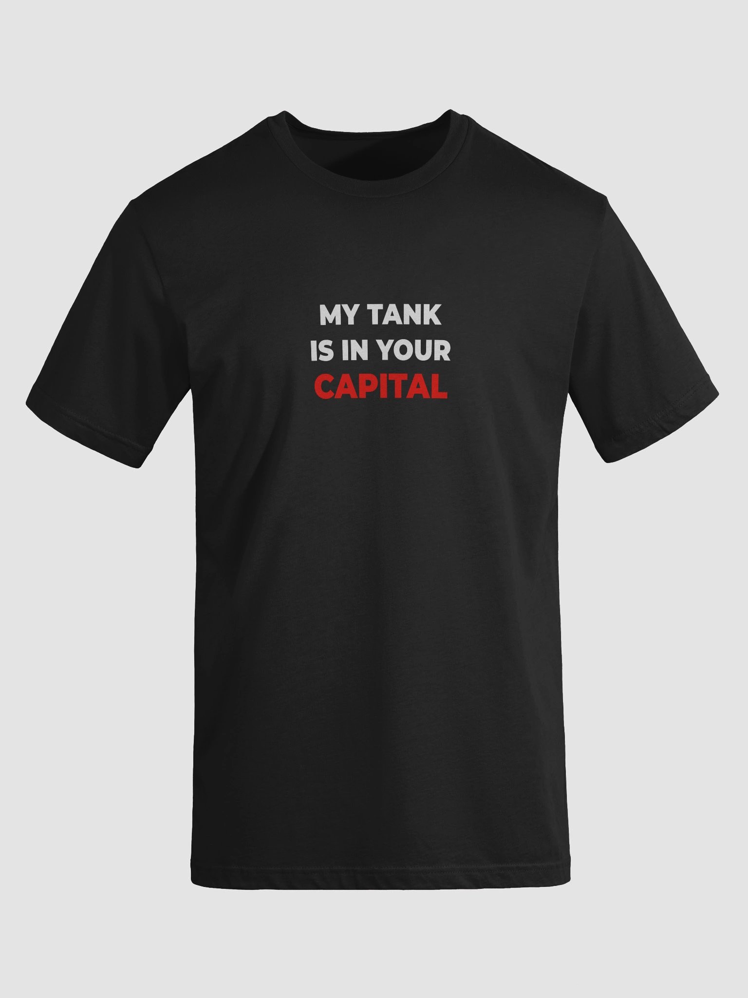 My Tank is in Your Capital T-Shirt product image (22)