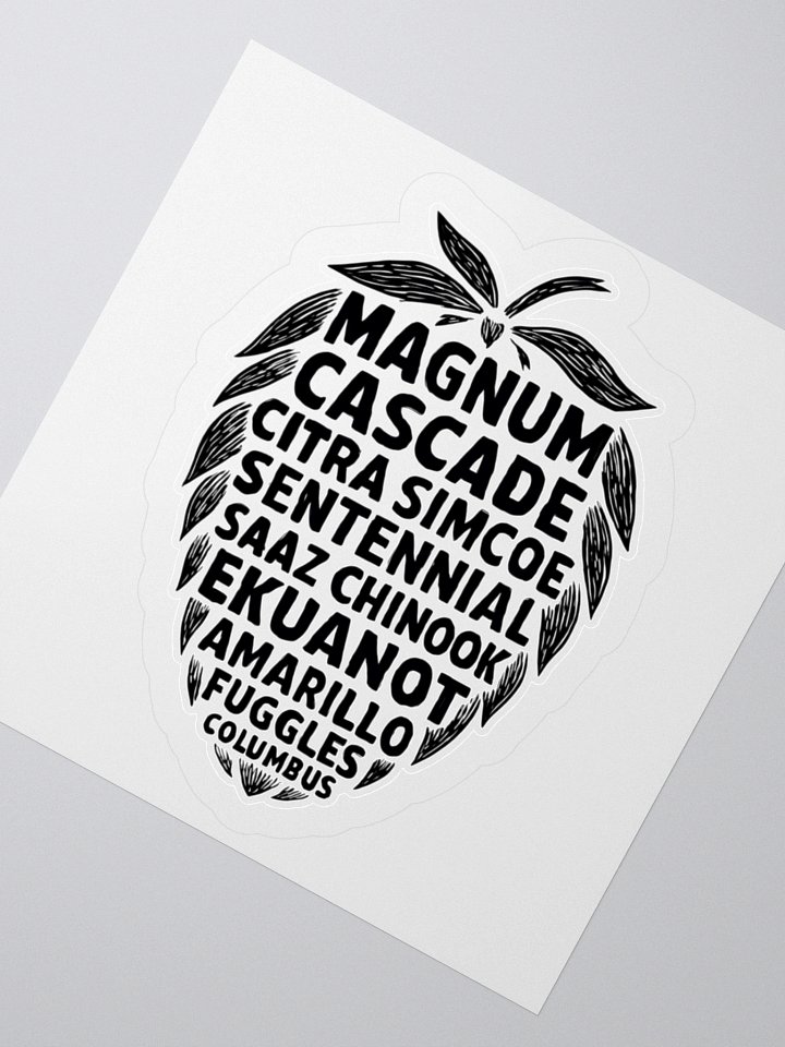 Hop Varieties Sticker product image (6)