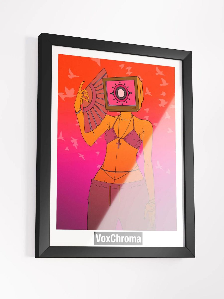 Framed Poster - Head In The Clouds (Orange) product image (3)