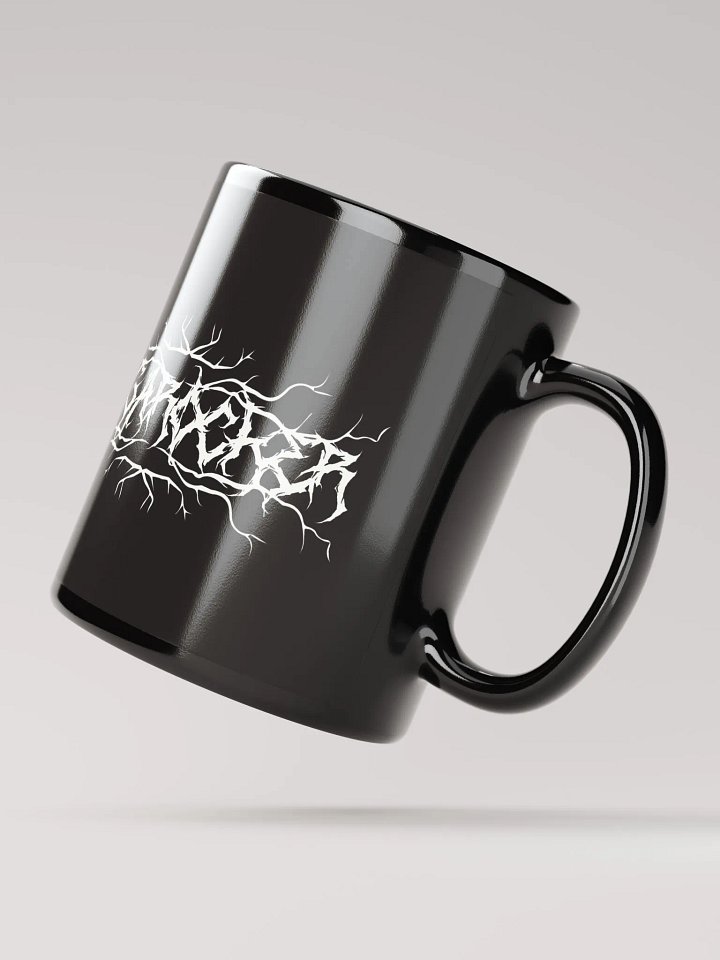 MegaRocker White Death Metal Logo Mug product image (2)