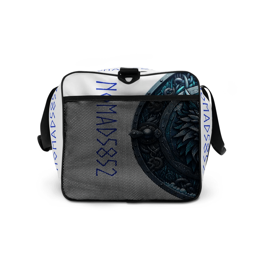 Wolf's Head Shield All-Over Print Duffle Bag product image (5)
