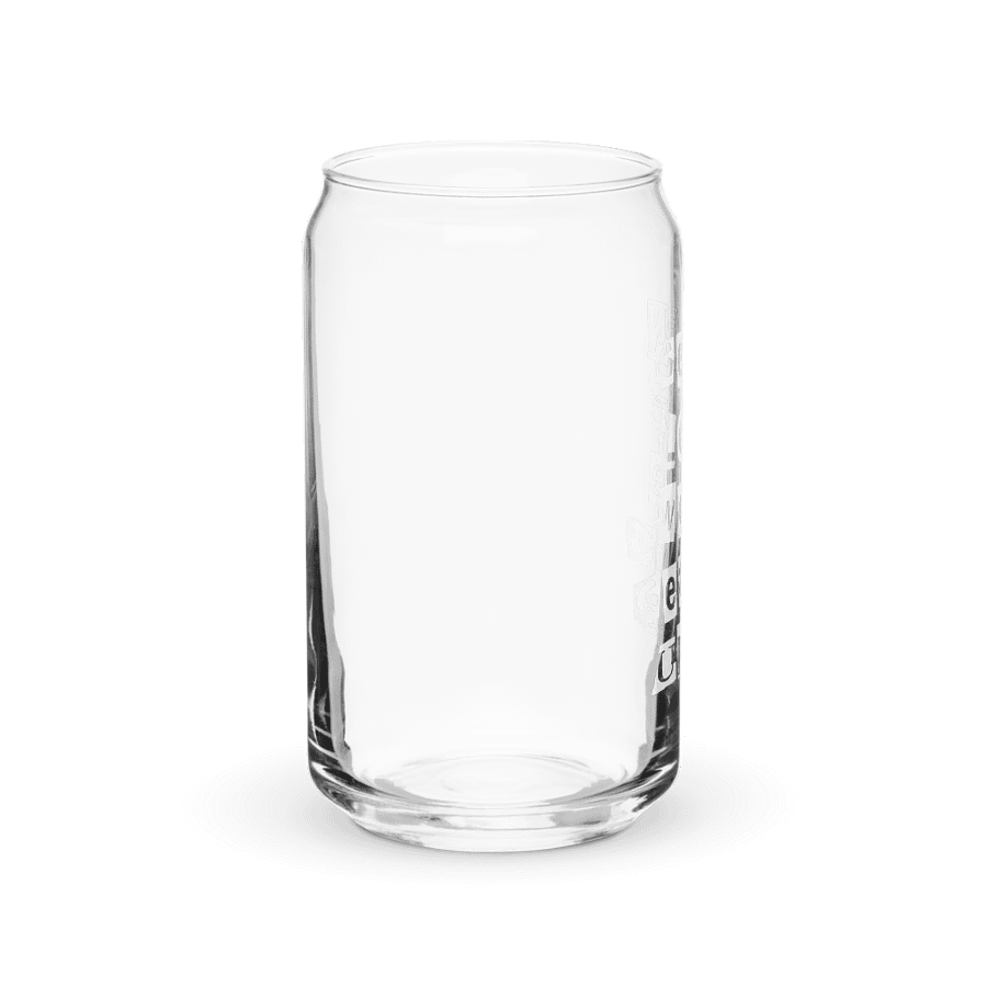 Get In Loser || 16 oz Can Shaped Glass || White Font product image (4)