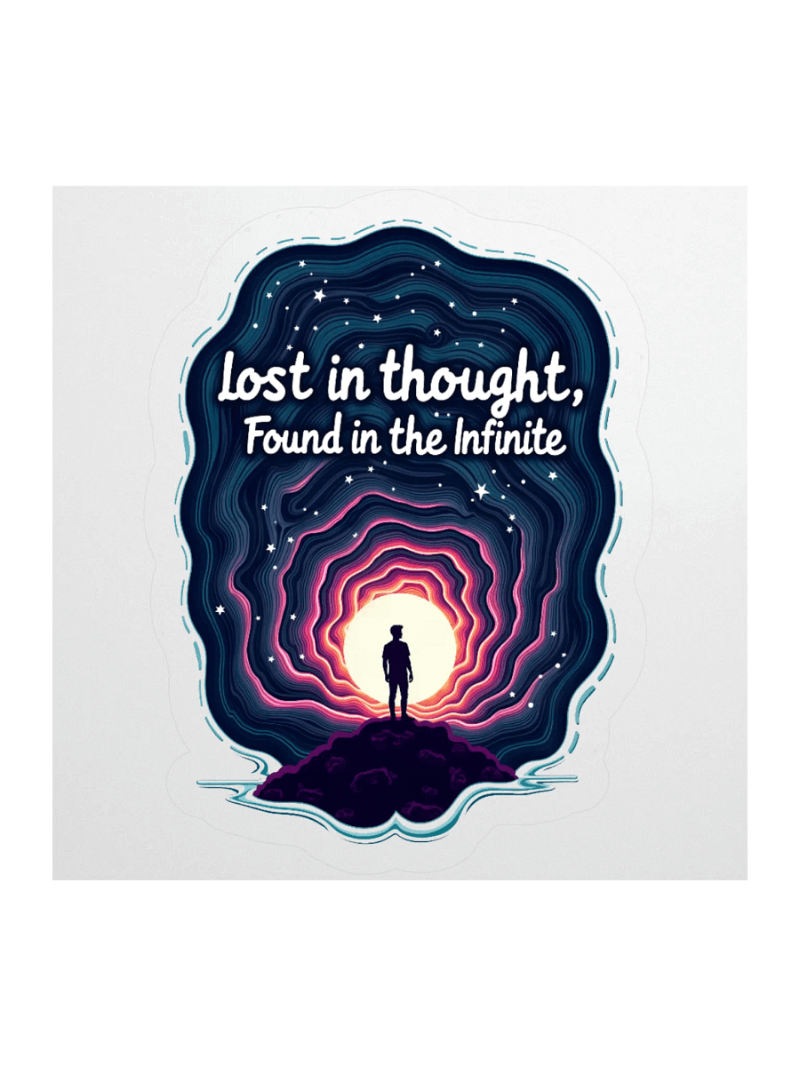 Lost In Thought, Found In The Infinite Sticker product image (1)