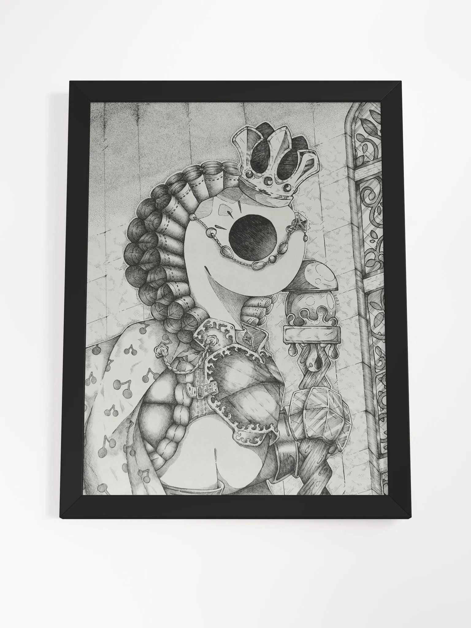 Poster avec cadre "la reine des tortues" product image (4)