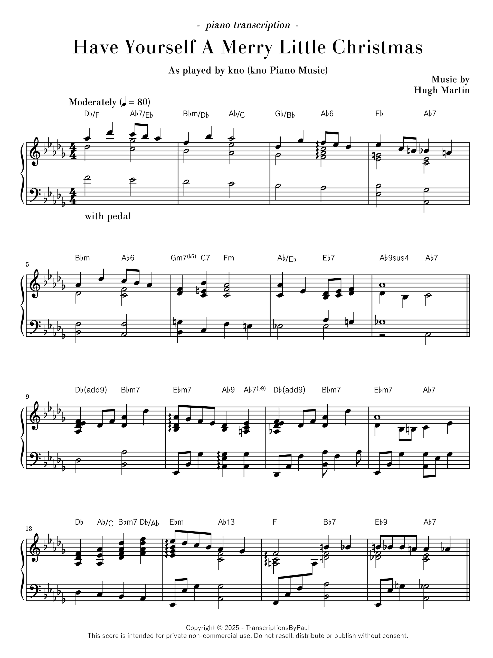 Have Yourself A Merry Little Christmas - kno product image (1)