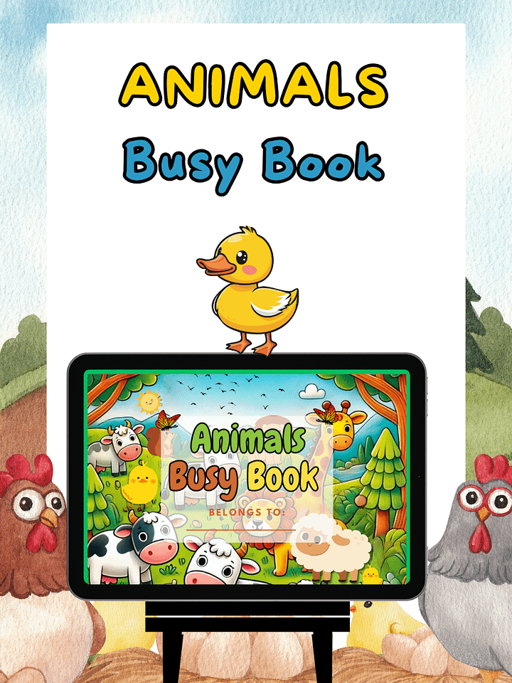 Animal Activity Busy Book Kit product image (2)