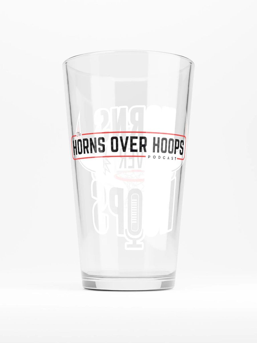 Horns Over Hoops Shaker Pint Glass product image (2)