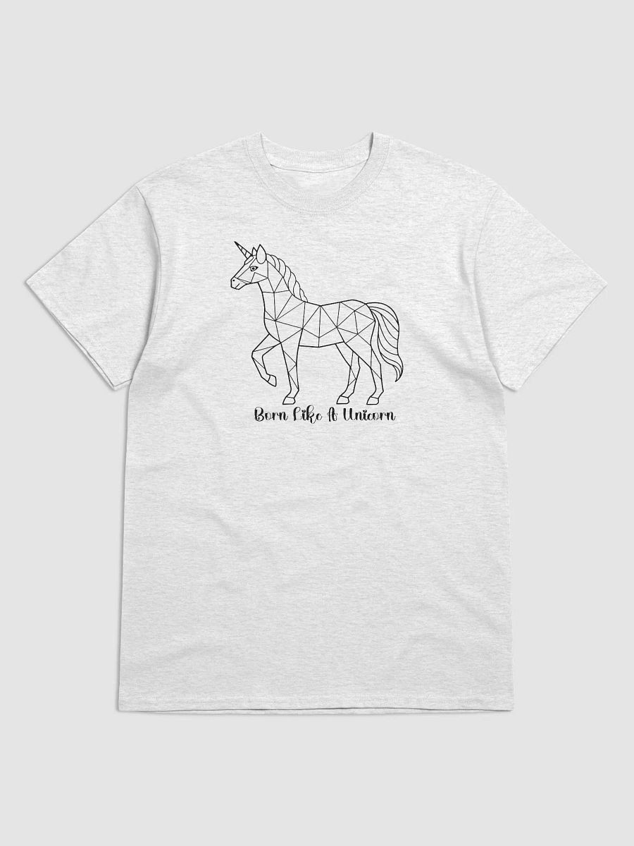 Born Like A Unicorn | Live Like A Horse Gen Z Tee, Short Sleeve T-Shirt, Quote Shirt, Unisex Cotton Top, Fashion Statement product image (5)