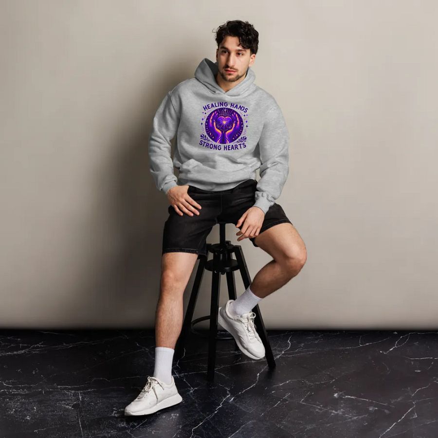 Radiant Healing Hands Unisex Hoodie product image (5)