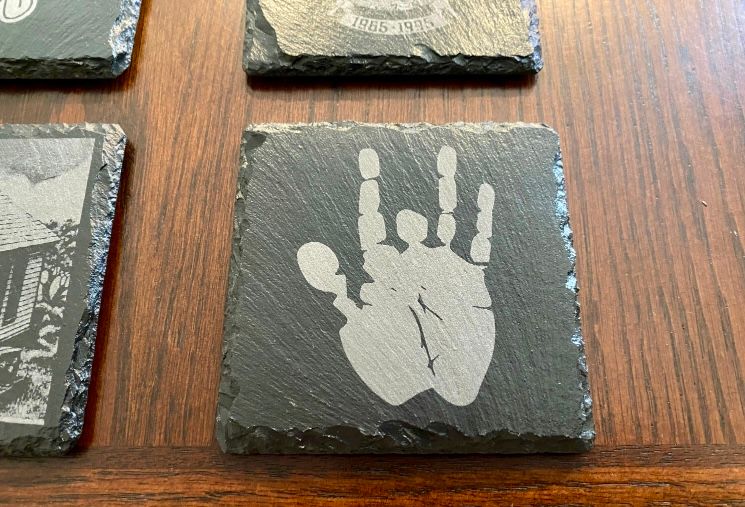 Grateful Dead - Terrapin Station - Dire Wolf - Bertha - Slate Coasters - Set of 6 Custom Laser Engraved with Bottle Opener product image (3)
