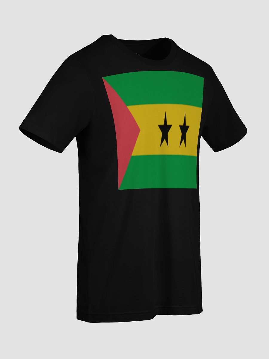 São Tomé and Príncipe Flag Unisex T-Shirt - Exclusive Design Celebrating Cultural Heritage - Sizes XS-5XL product image (9)