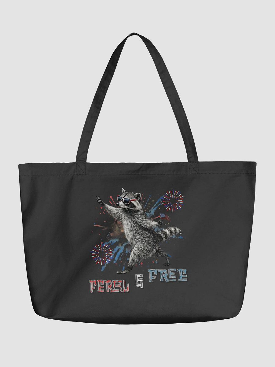 Feral And Free Raccoon Sunglasses Tote product image (2)
